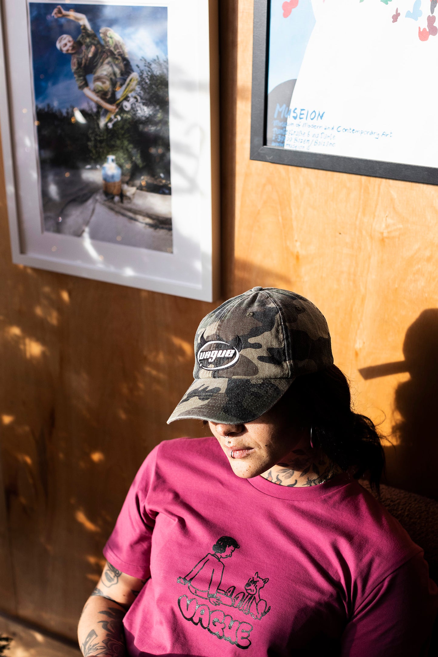 Vague - Secret Horny - Faded Hat - Vintage Camo