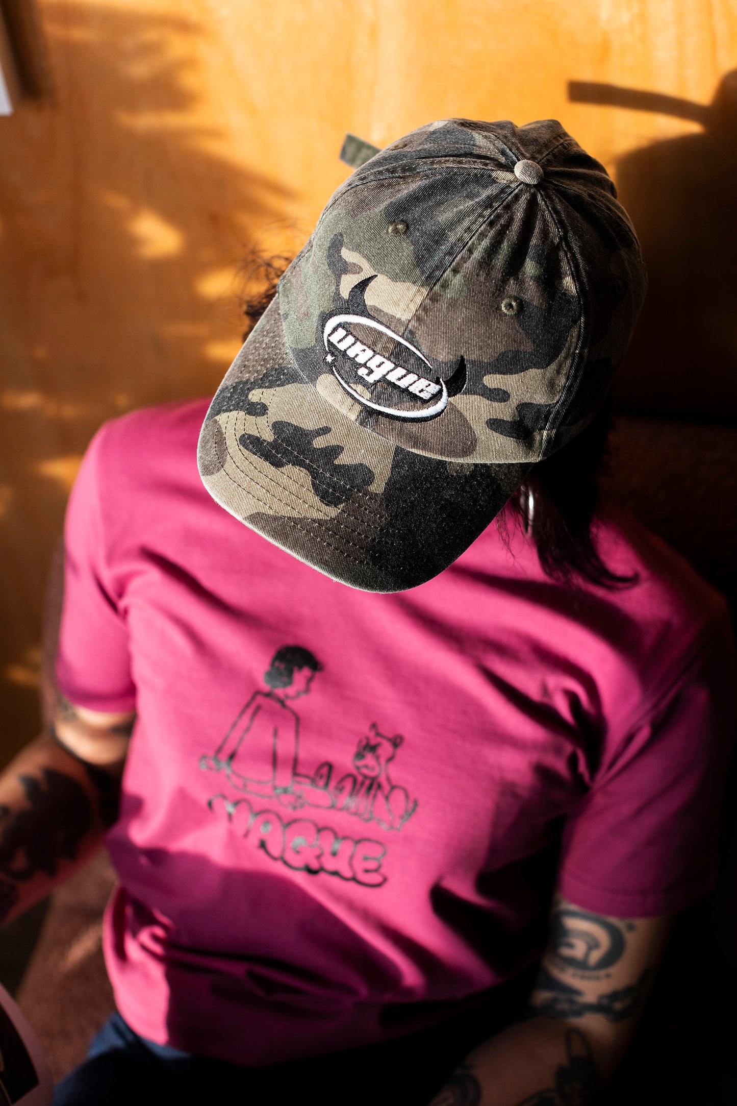 Vague - Secret Horny - Faded Hat - Vintage Camo