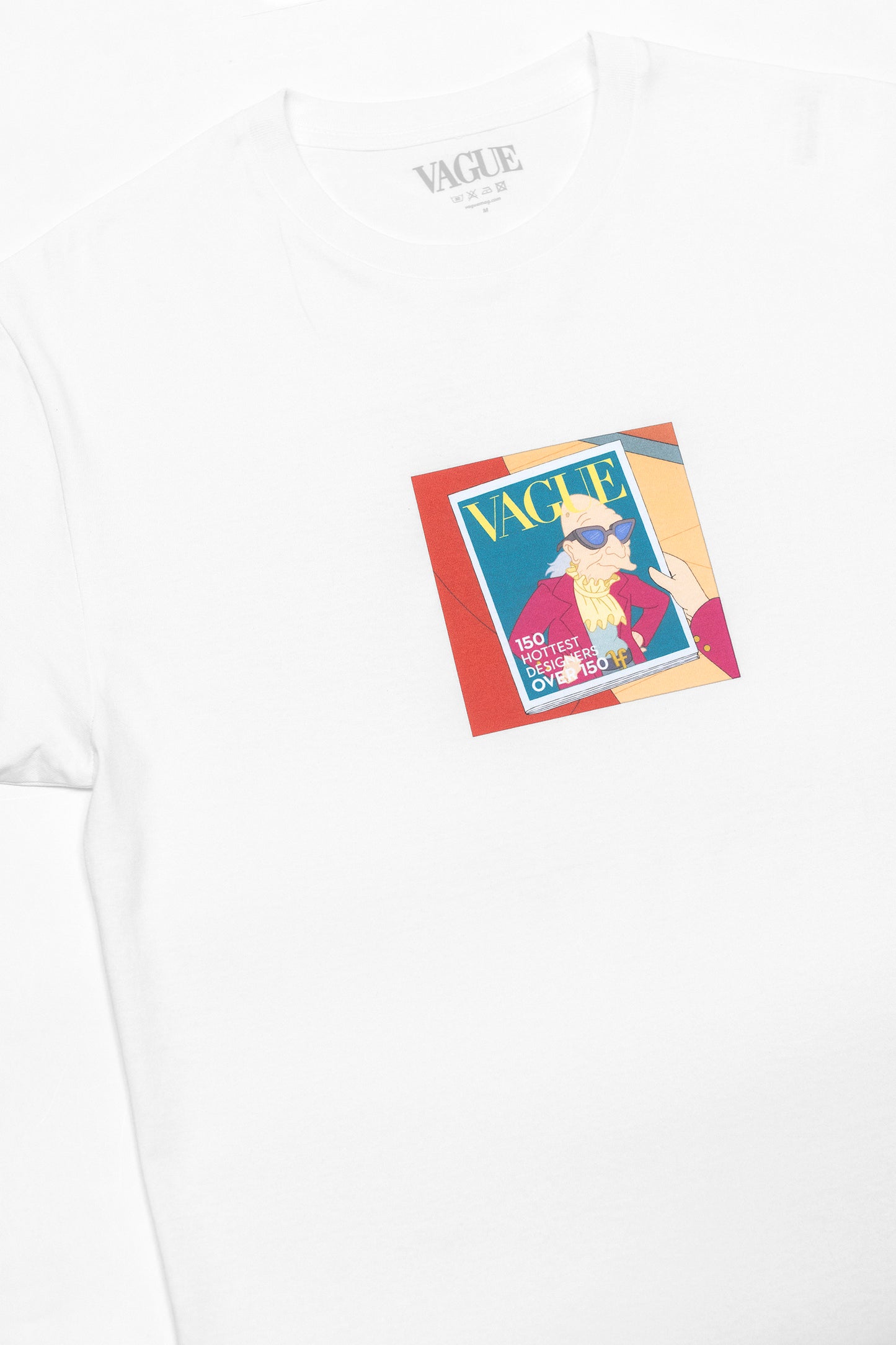 Vague - Professor Farnsworth - White T-Shirt