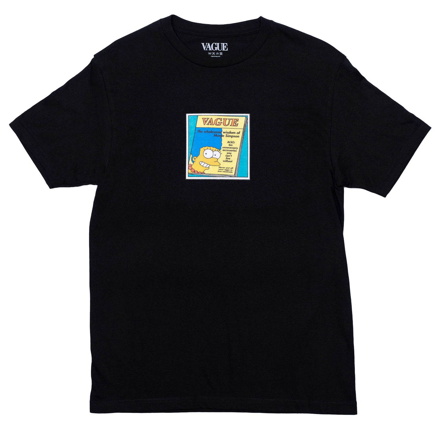 Vague - Marge - Black T-Shirt