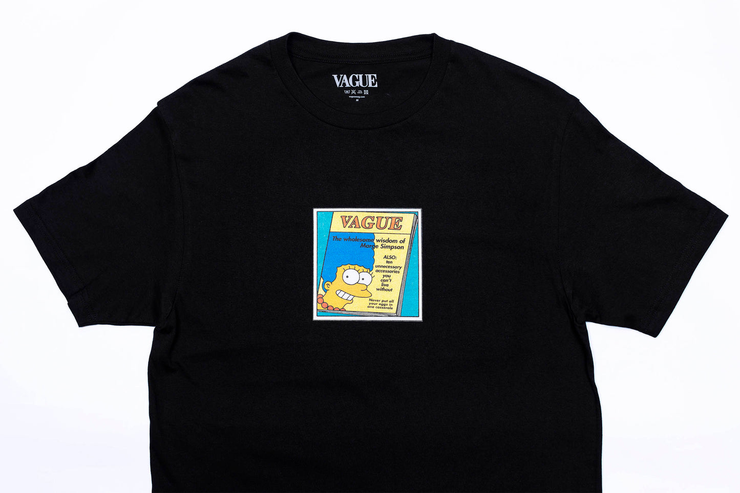Vague - Marge - Black T-Shirt