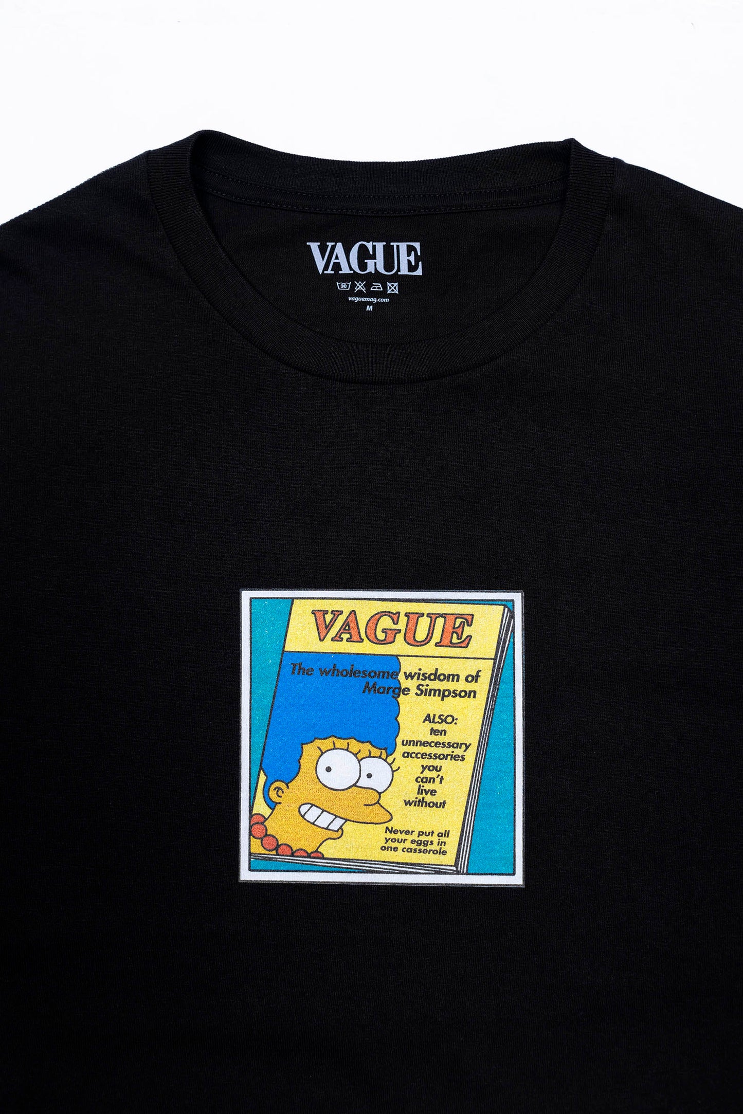 Vague - Marge - Black T-Shirt