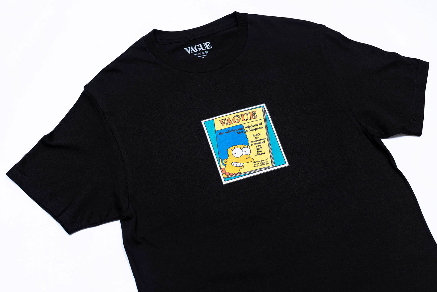 Vague - Marge - Black T-Shirt