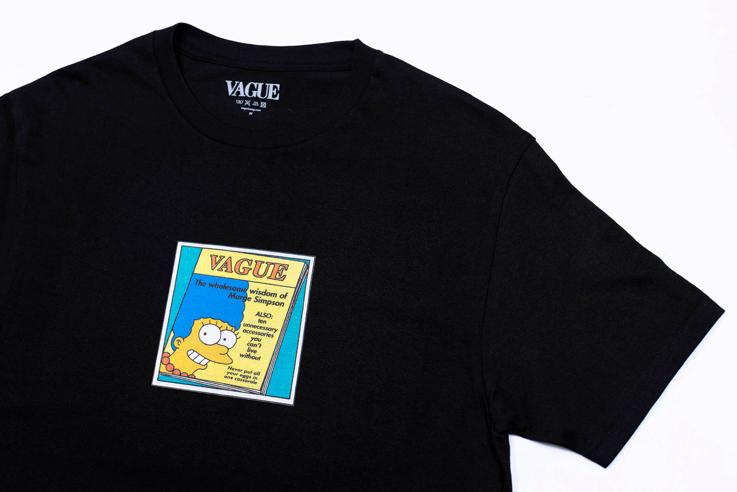 Vague - Marge - Black T-Shirt