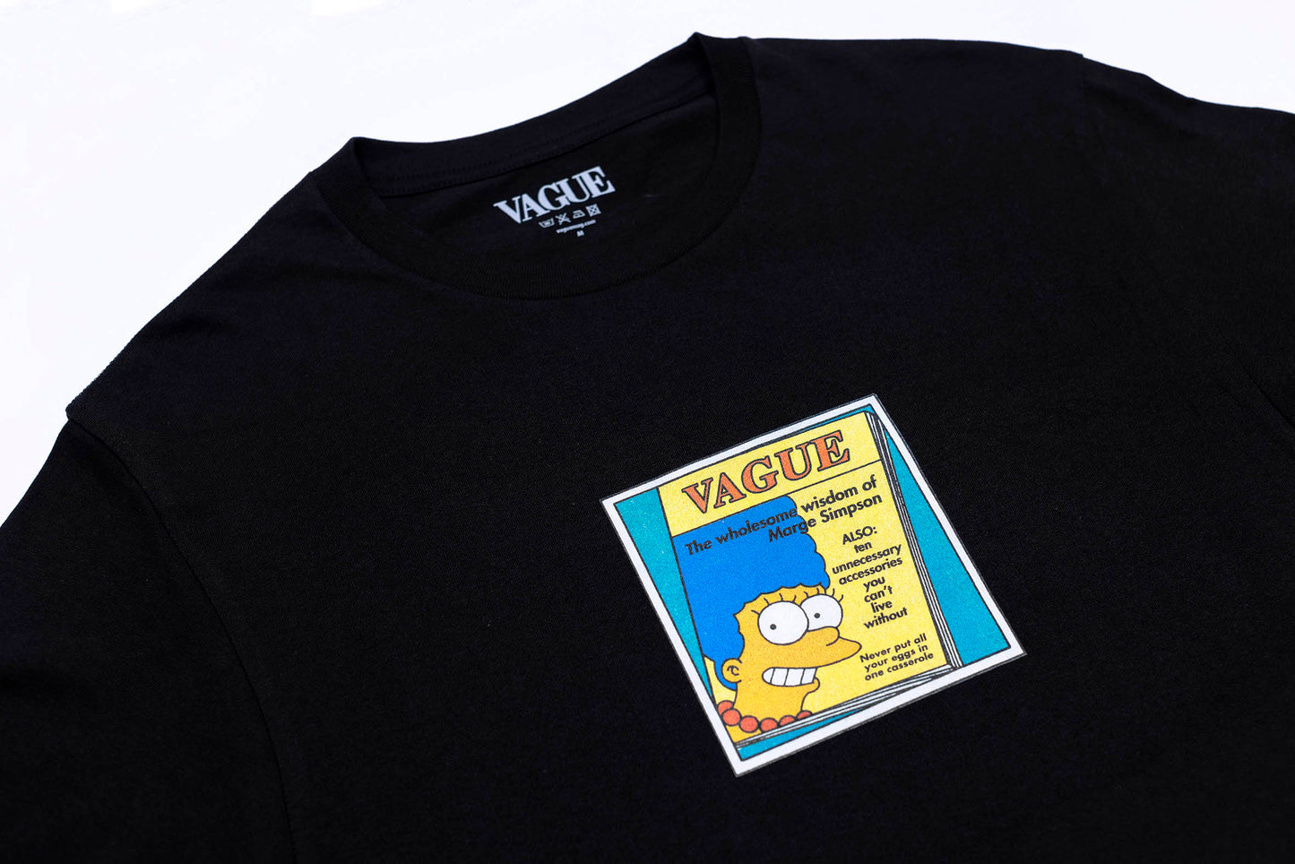 Vague - Marge - Black T-Shirt