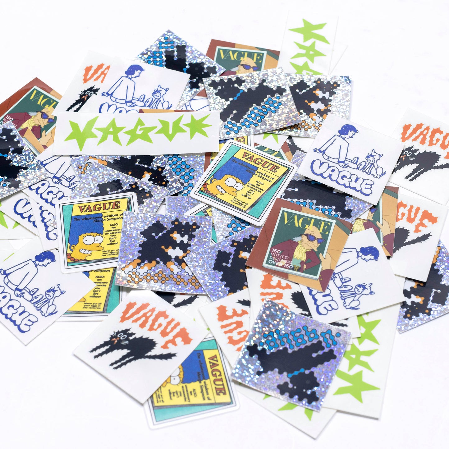 Vague Mag - Yearly Subscription (6 issues), T-shirt or Hat, Sticker Pack, Afterlife Bottle Opener + A3 Print