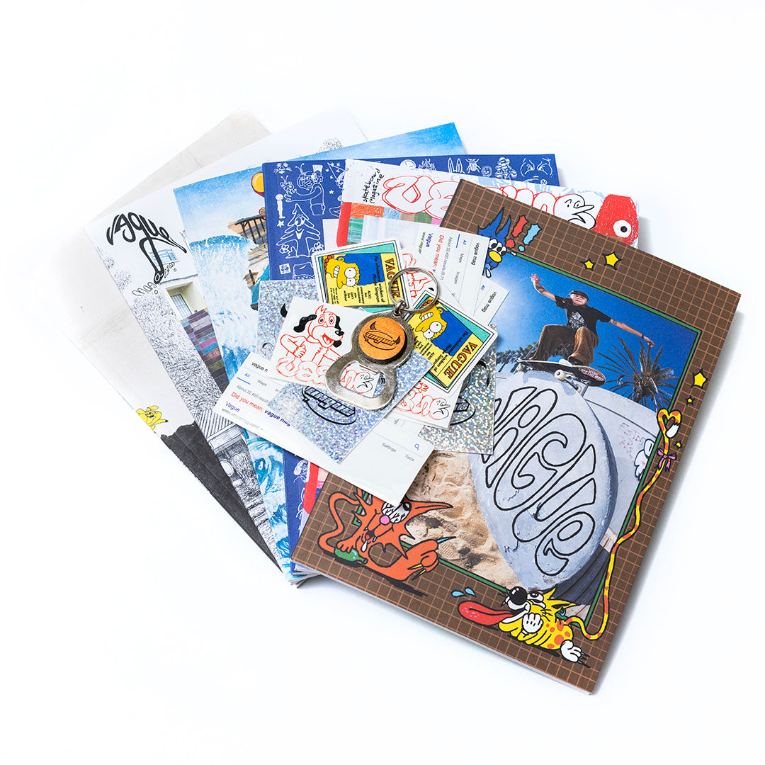Vague Mag - Yearly Subscription (6 issues), Sticker Pack + Afterlife Bottle Opener