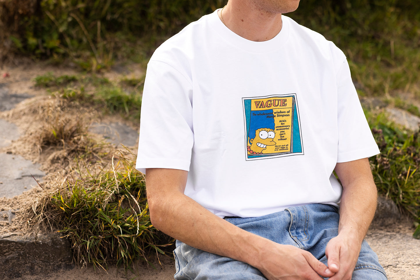 Vague - Marge - White T-Shirt