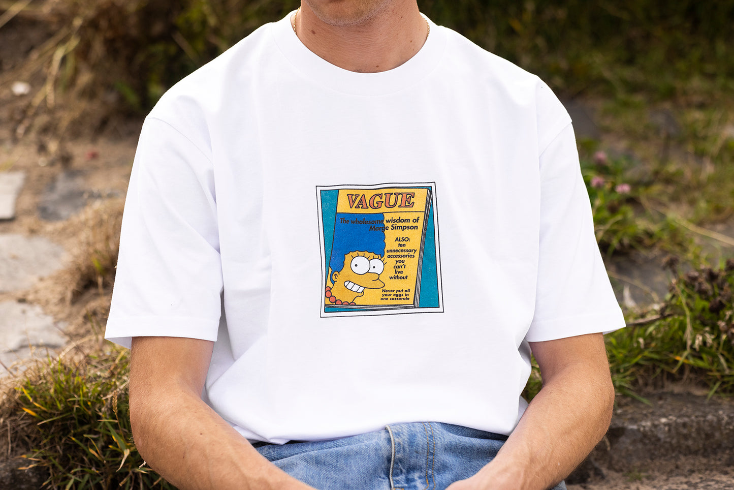 Vague - Marge - White T-Shirt