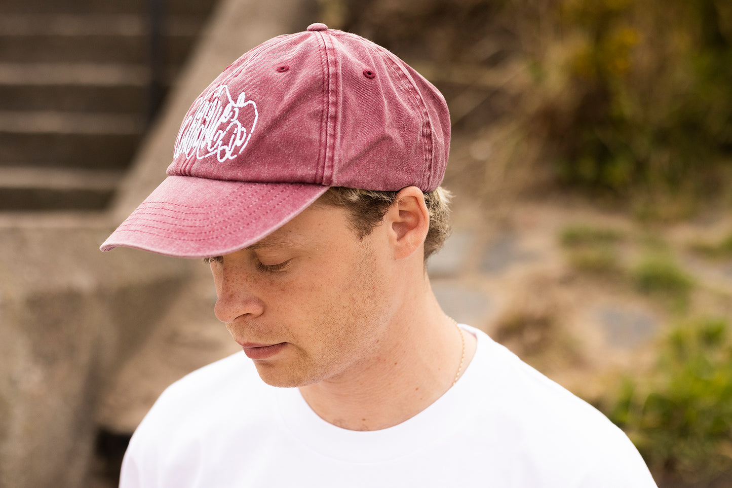 Vague - Kyler Garrison - Faded Hat - Vintage Red