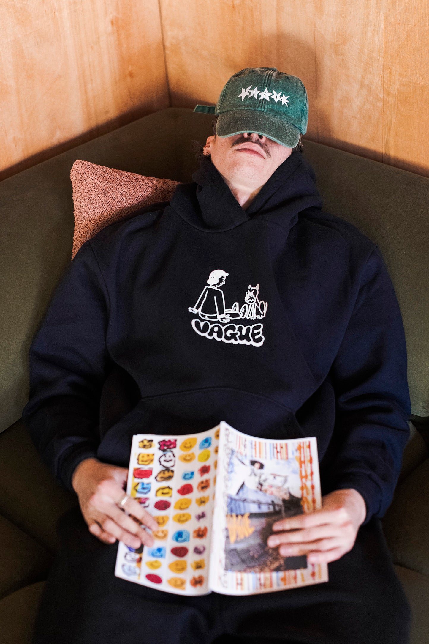 Vague - Jacob Ovgren - French Navy Hoodie