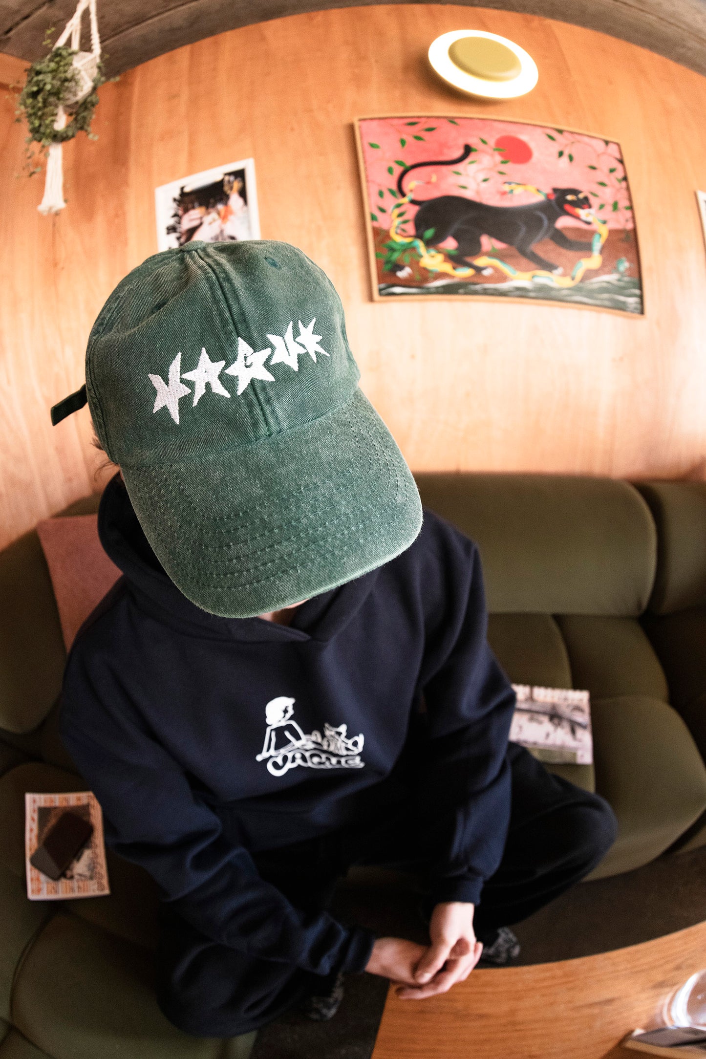 Vague - Ollie MacDonald Oulds - Faded Hat - Vintage Bottle Green