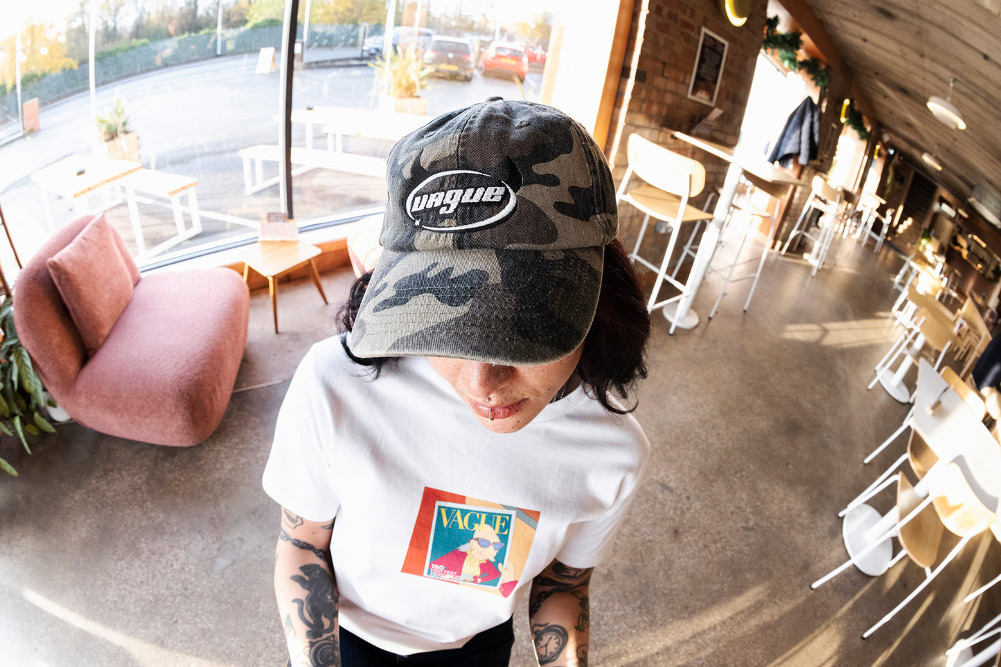 Vague - Secret Horny - Faded Hat - Vintage Camo