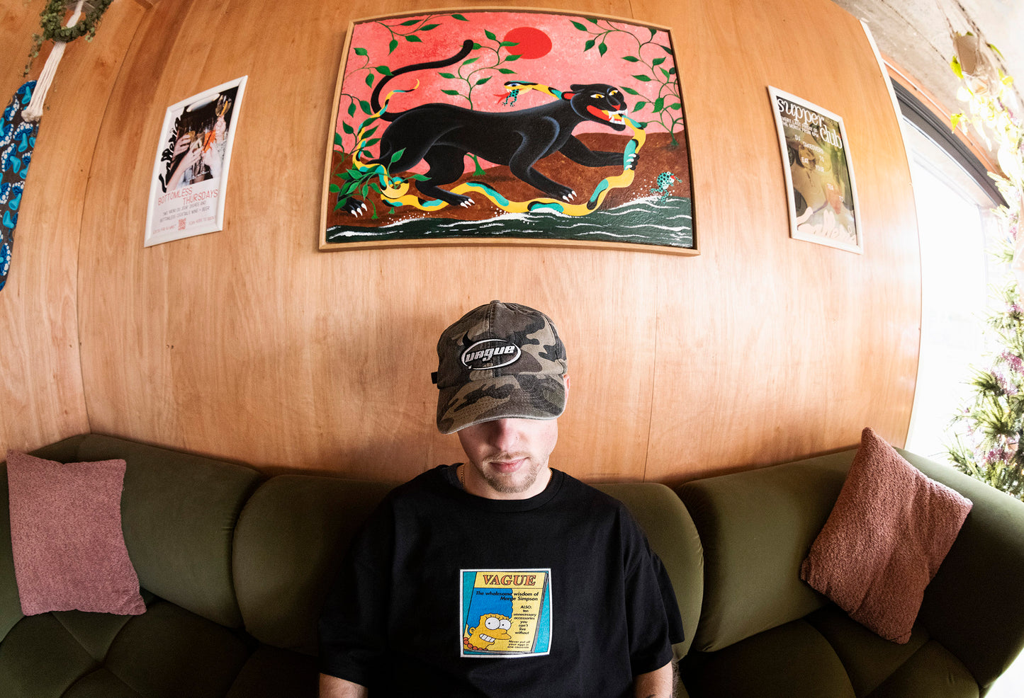 Vague - Marge - Black T-Shirt