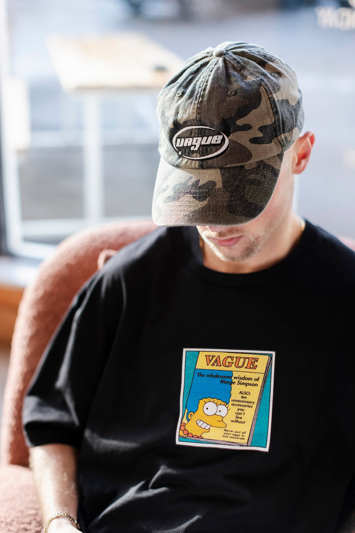 Vague - Marge - Black T-Shirt