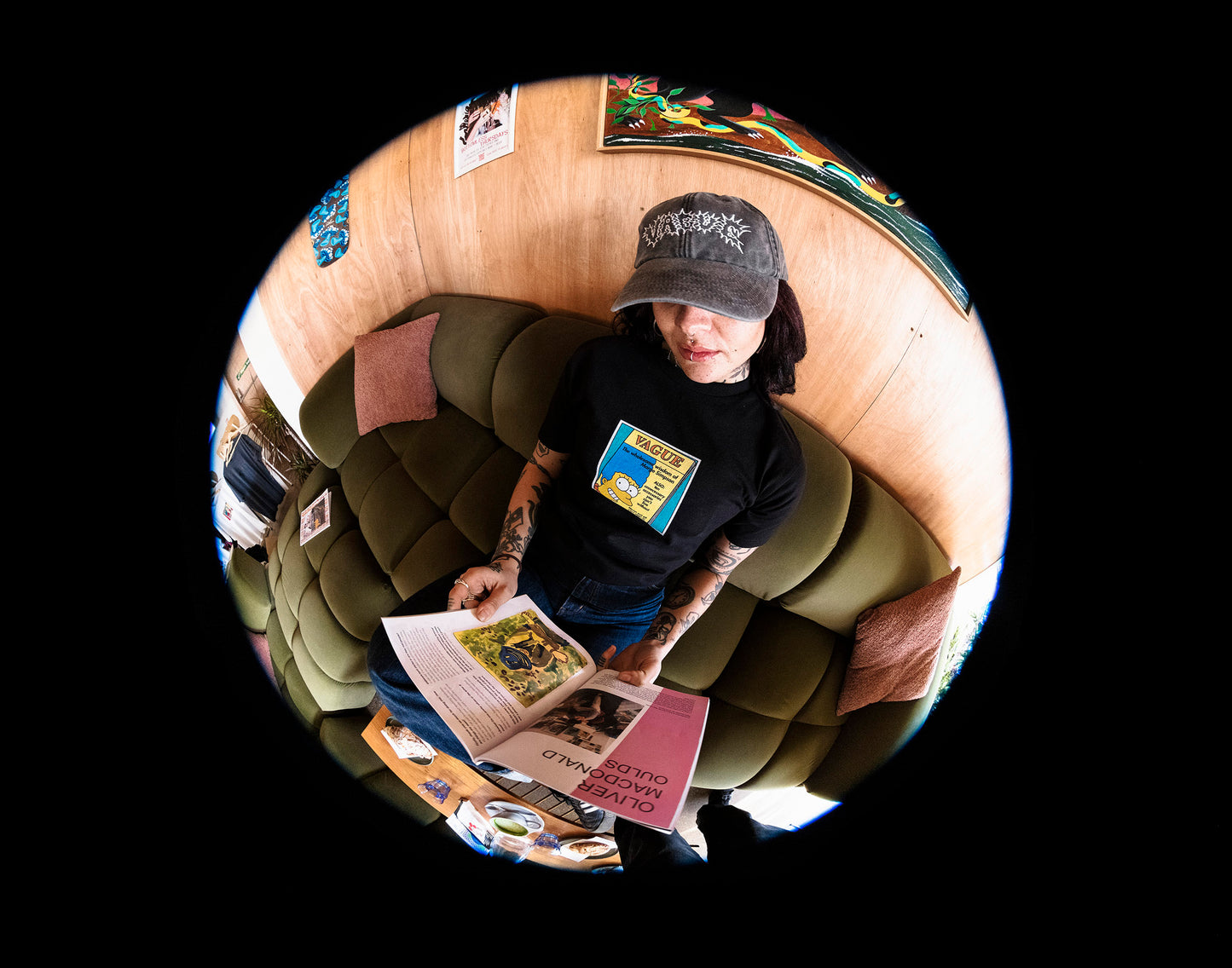 Vague - Marge - Black T-Shirt