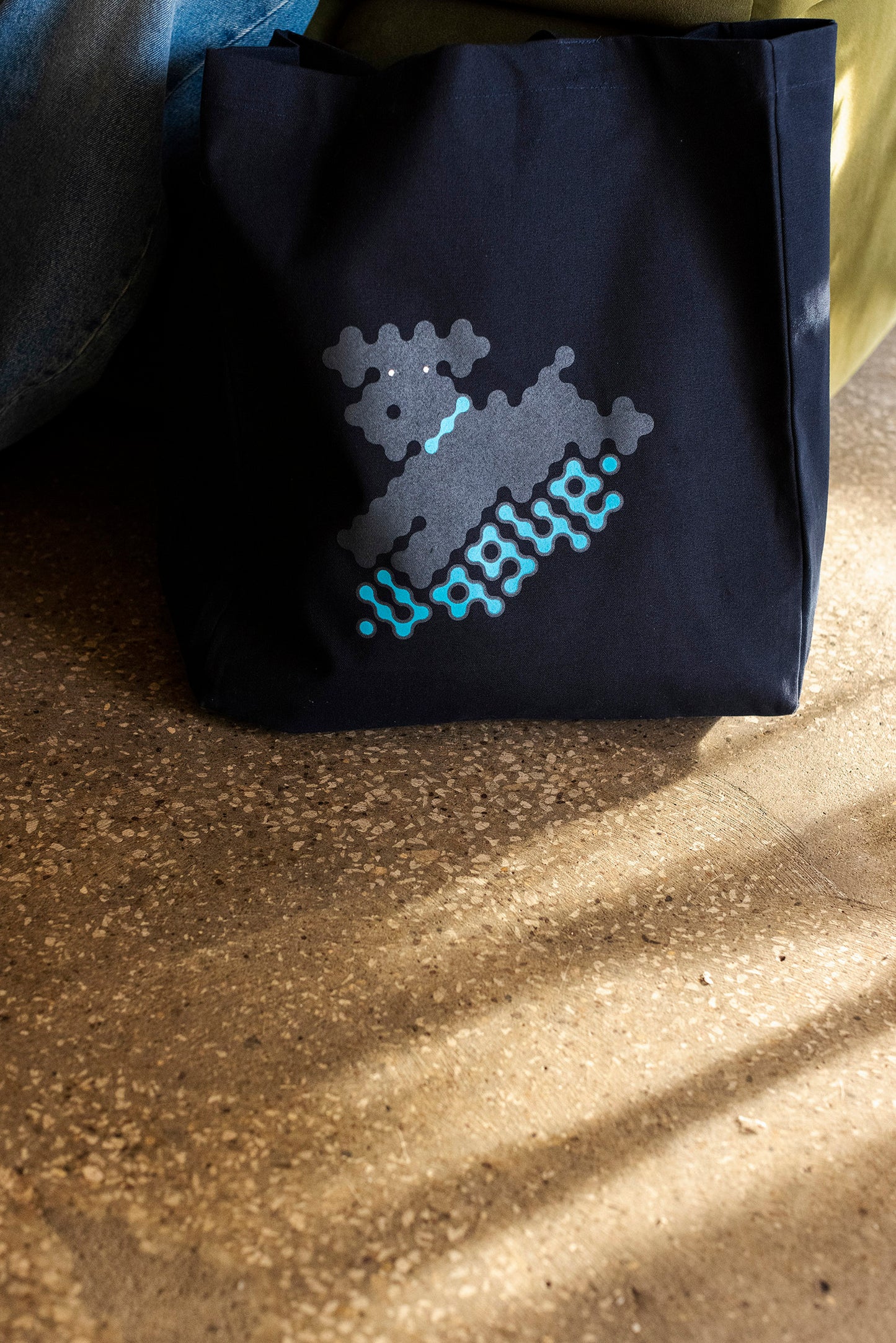 Vague - Joe O'Donnell - Gus - Navy Tote Bag