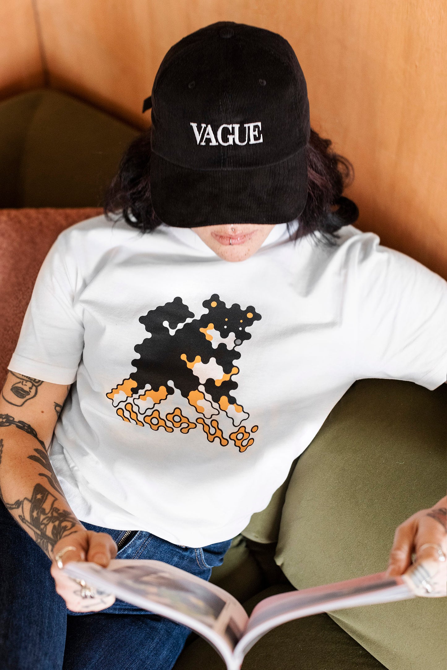 Vague - Joe O'Donnell - Vinnie - White T-Shirt