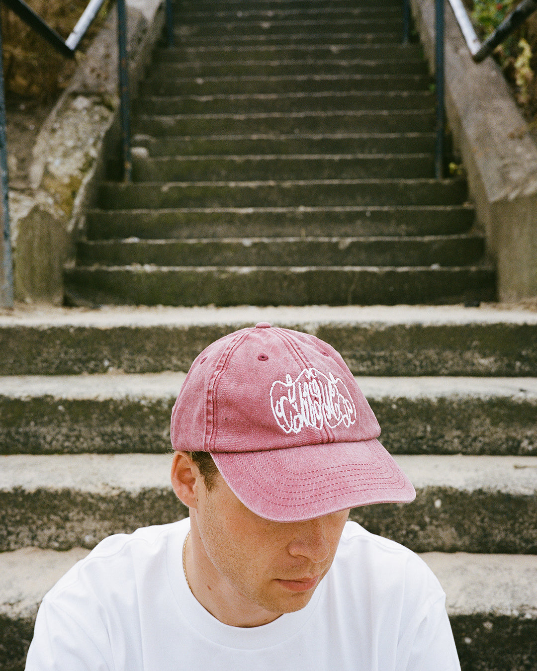 Vague - Kyler Garrison - Faded Hat - Vintage Red