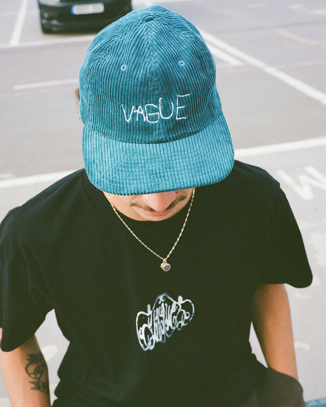 Vague - James Jarvis - Cord Hat - Teal