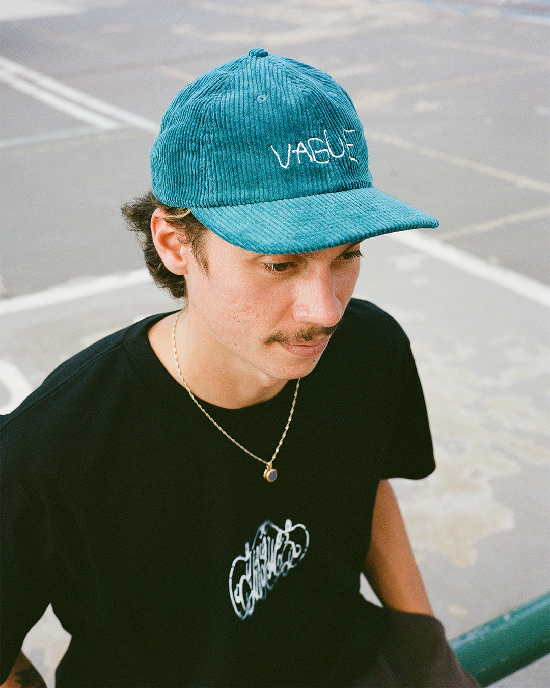 Vague - James Jarvis - Cord Hat - Teal