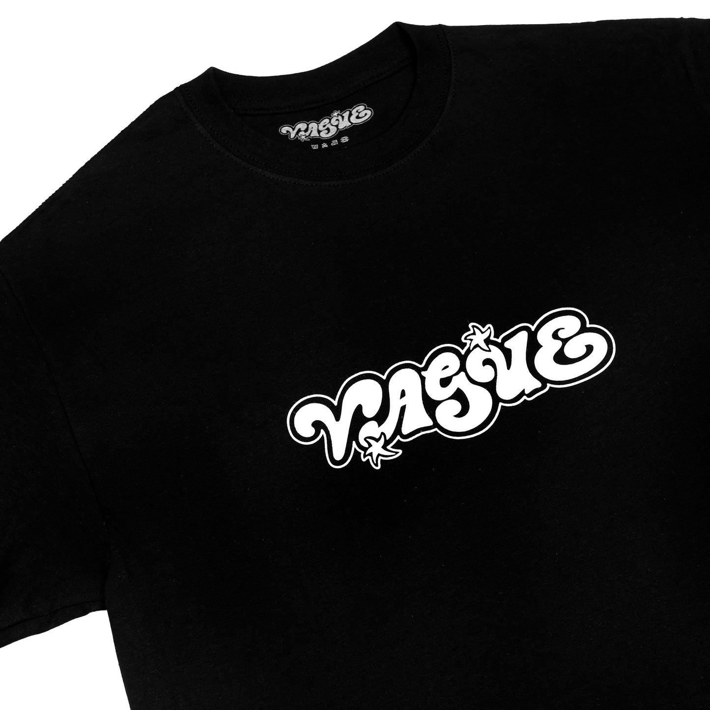 Vague x Kyle Platts - Bubble Type - Black T-Shirt