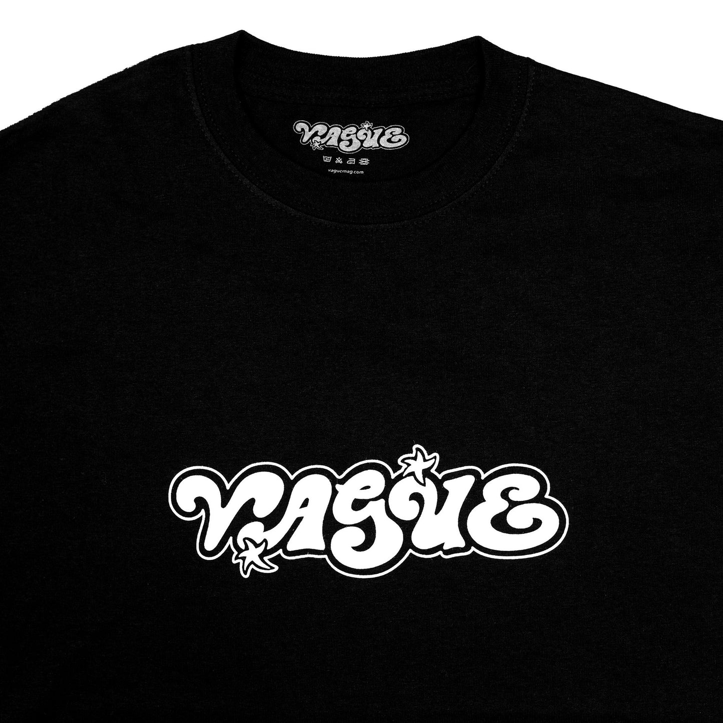 Vague x Kyle Platts - Bubble Type - Black T-Shirt