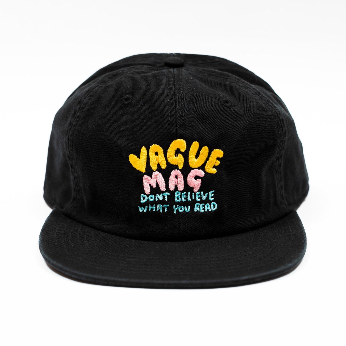 Vague x Mike O'Shea - Embroidered Six Panel Hat - Black