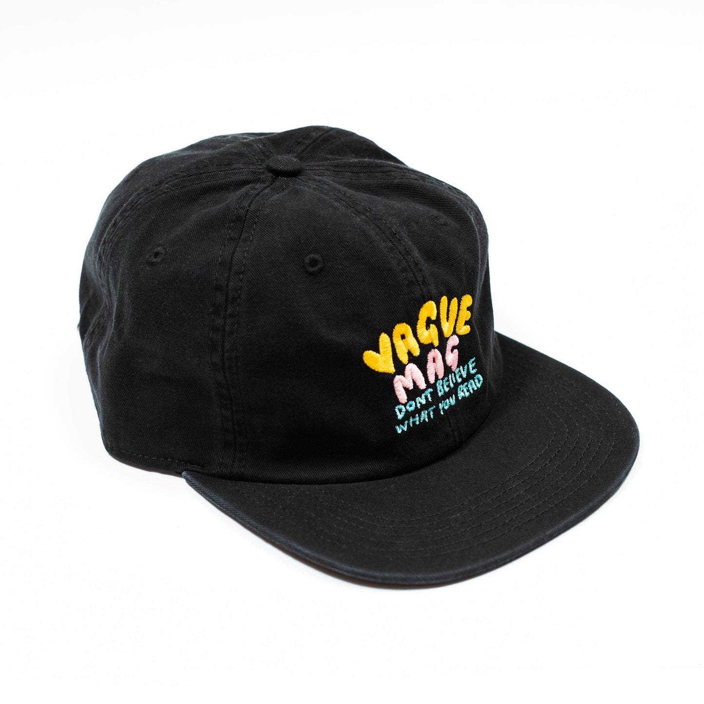 Vague x Mike O'Shea - Embroidered Six Panel Hat - Black