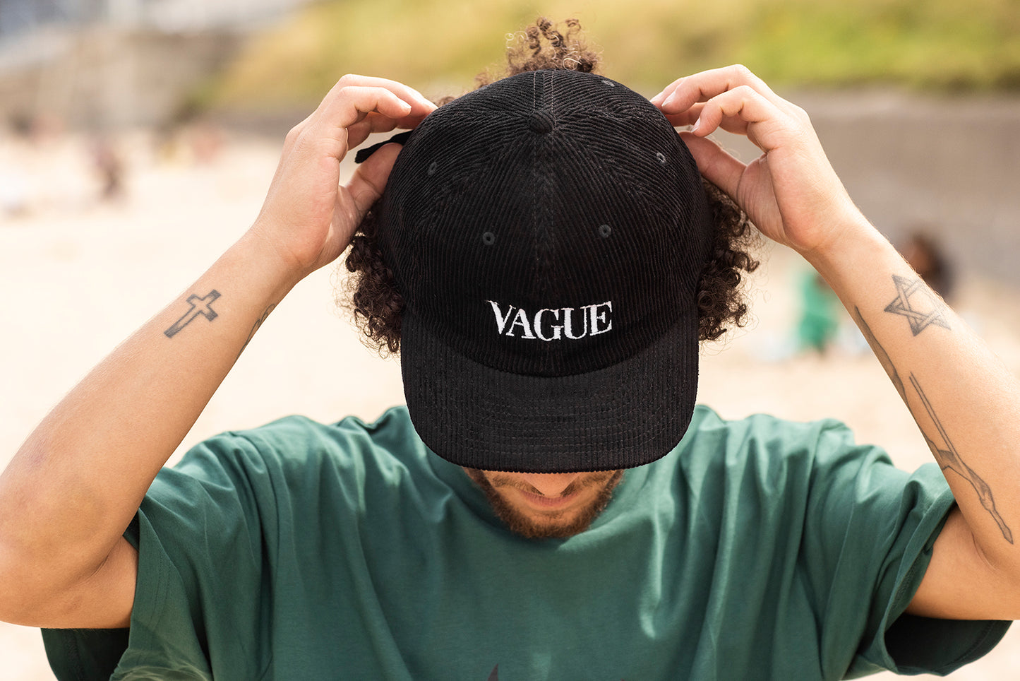 Vague - V@GUE - Cord Hat - Black