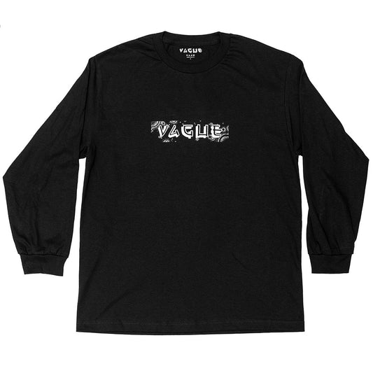 Vague x Lizzie Heath - Greetings From Stockwell - Longsleeve T-shirt - Black