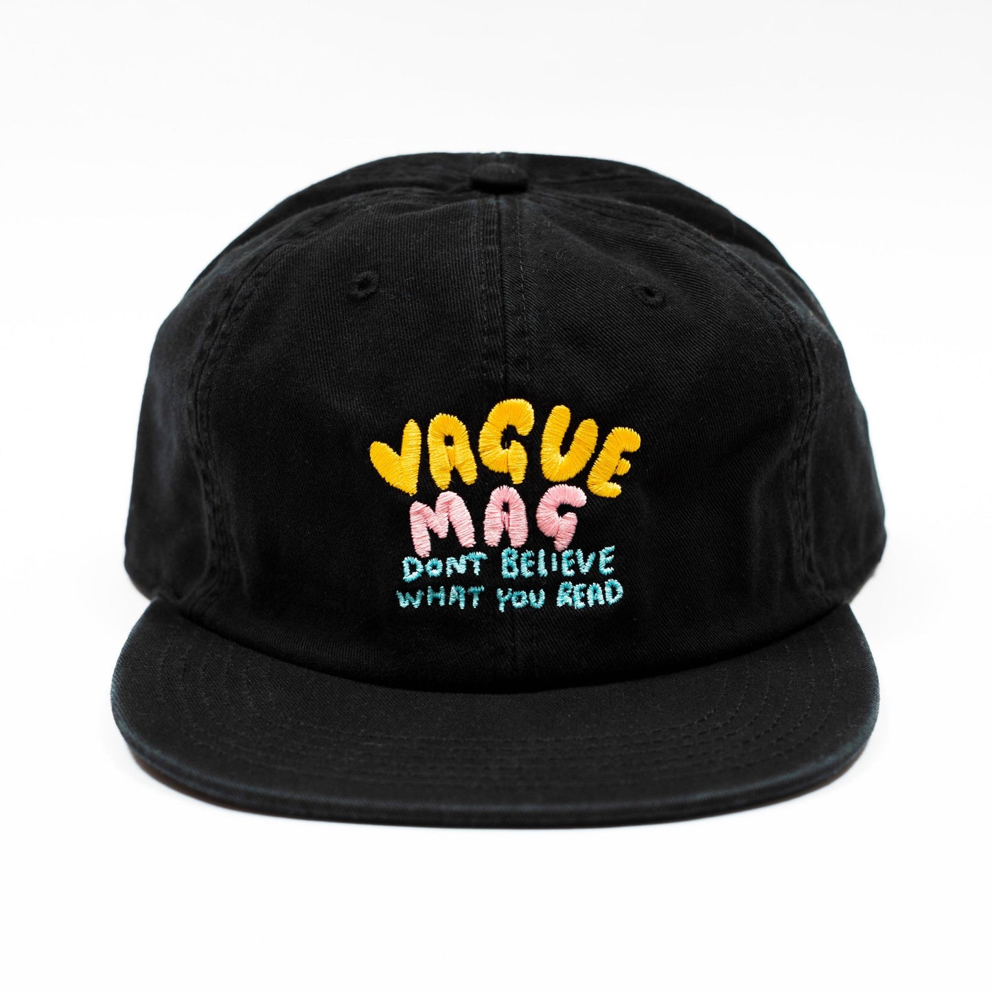 Vague x Mike O'Shea - Embroidered Six Panel Hat - Black